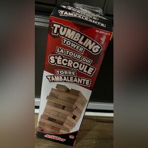 Tumbling Tower Game - Natural Wood